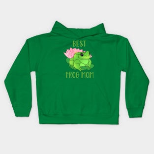 Best Frog Mom Kids Hoodie